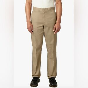 Dickies Slim Straight Work Chino Pant 34W x 34L Khaki